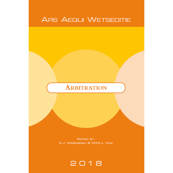 Arbitration 2018 (Paperback) bij Singel 344