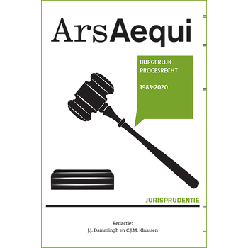 Jurisprudentie Burgerlijk Procesrecht 1983-2020 (Paperback) bij Singel 344