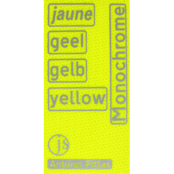 jaune, geel, gelb, yellow (Paperback) bij Singel 344