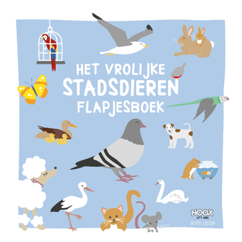 Het vrolijke stadsdieren flapjesboek (Hardback) bij Singel 344