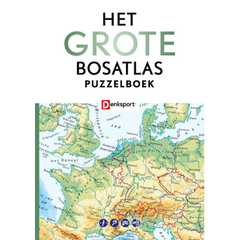 Denksport Het Grote Bosatlas Puzzelboek (Paperback) bij Singel 344