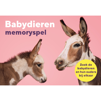 Babydieren memoryspel bij Singel 344