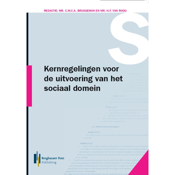 Kernregelingen voor de uitvoering van het sociaal domein 2019 (Paperback) bij Singel 344