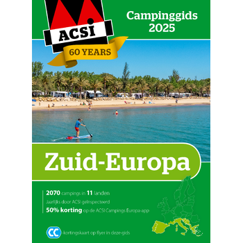 ACSI Campinggids Zuid-Europa 2025 (Paperback) bij Singel 344
