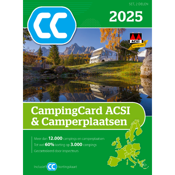 CampingCard ACSI & Camperplaatsen 2025 (Paperback) bij Singel 344