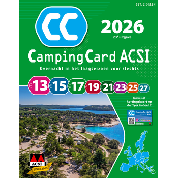 CampingCard ACSI 2026 (Paperback) bij Singel 344