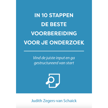 In 10 stappen de beste voorbereiding voor je onderzoek (Paperback) bij Singel 344