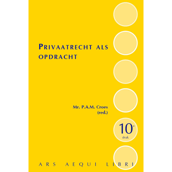 Privaatrecht als opdracht (Paperback) bij Singel 344