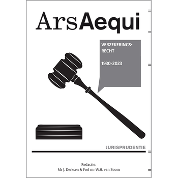 Jurisprudentie Verzekeringsrecht 1930-2023 (Paperback) bij Singel 344