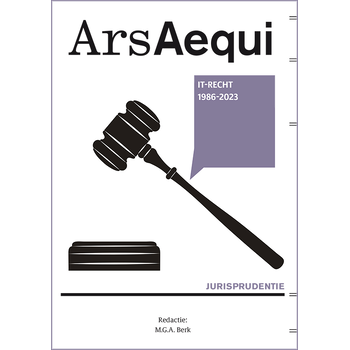 Jurisprudentie IT-recht 1986-2023 (Paperback) bij Singel 344