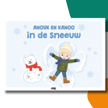 Anouk en Kanoo in de sneeuw kamishibai vertelplaten bij Singel 344