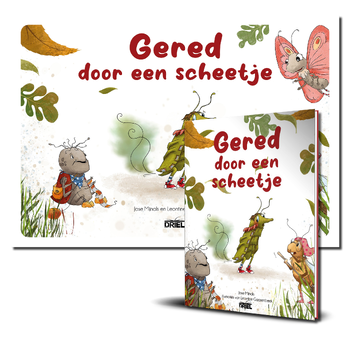 Gered door een scheetje kamishibai vertelplaten + boek bij Singel 344