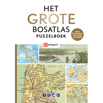 Denksport - Het Grote Bosatlas Puzzelboek - 100 jaar geleden (Paperback) bij Singel 344