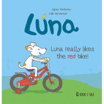 Luna really likes the red bike! (Hardback) bij Singel 344
