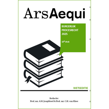 Burgerlijk procesrecht 2025 (Paperback) bij Singel 344