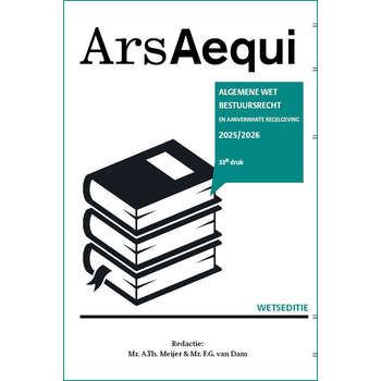 Algemene wet bestuursrecht 2025/2026 (Paperback) bij Singel 344