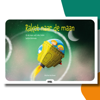 Raket naar de maan | Michel de Boer | kamishibai vertelplaten (Paperback) bij Singel 344
