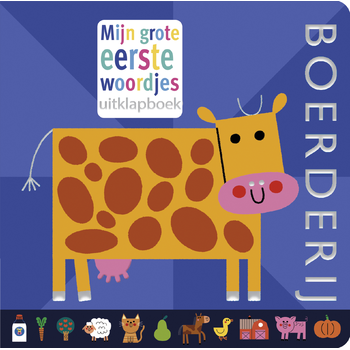 Mijn grote eerste woordjes uitklapboek - Boerderij (Hardback) bij Singel 344