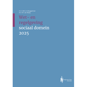Wet- en regelgeving sociaal domein 2025 (Paperback) bij Singel 344