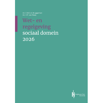 Wet- en regelgeving sociaal domein 2026 (Paperback) bij Singel 344
