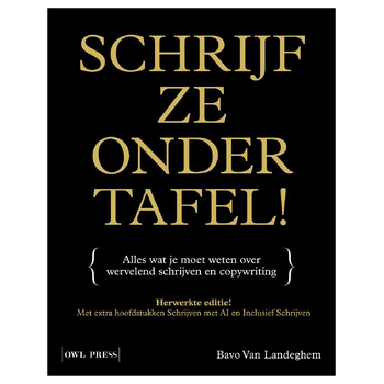 Schrijf ze onder tafel! (Paperback) bij Singel 344
