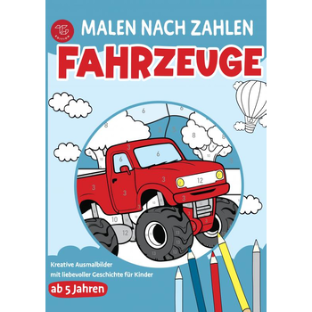 Malen nach Zahlen für Kinder - Fahrzeuge (Paperback) bij Singel 344