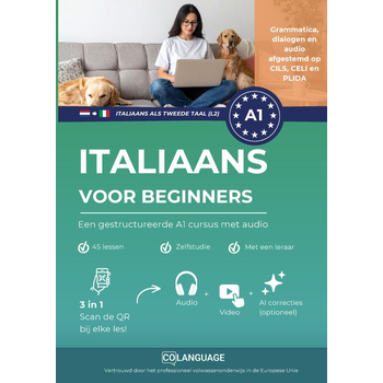 Italiaans voor beginners - een gestructureerde A1 cursus met audio (Paperback) bij Singel 344