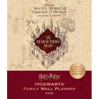 2026 Harry Potter: Hogwarts Family Wall Planner (Paperback) bij Singel 344