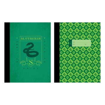 Harry Potter: Slytherin Composition Notebook Set (Set of 2) bij Singel 344
