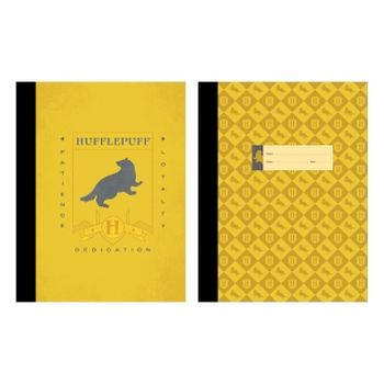 Harry Potter: Hufflepuff Composition Notebook Set (Set of 2) bij Singel 344