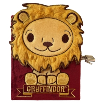 Harry Potter: Gryffindor Plush Lock & Key Diary bij Singel 344