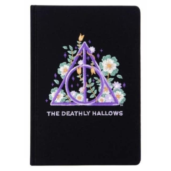Harry Potter: Deathly Hallows Embroidered Journal (Hardback) bij Singel 344